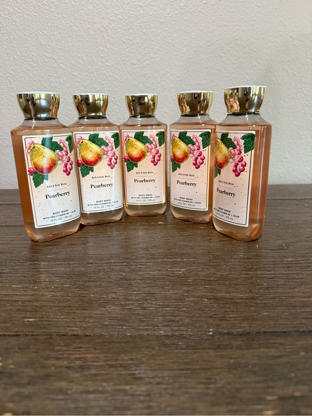 Bath & Body Works Pearberry Shower Gel Bottles - Never opened.